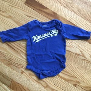 KC Royals onesie 0-3 months